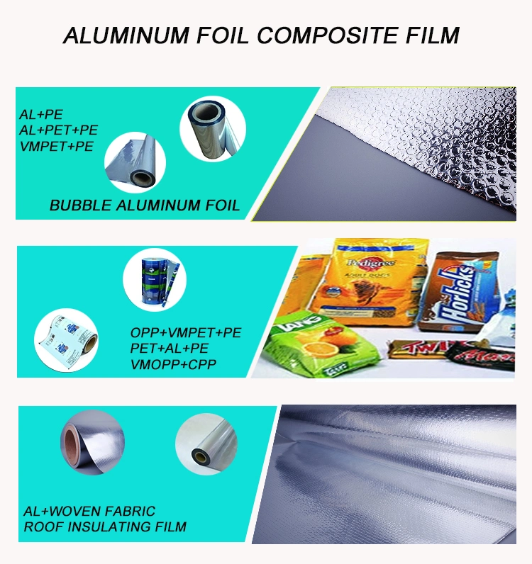 Factory Direct Heat Sealing Lids Pipe Rools Aluminum Laminating Foil