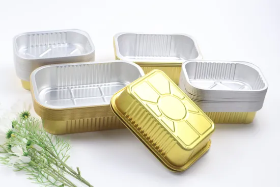 Disposable Food Containers Tray Packaging 8011 Aluminium Foil
